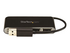 StarTech.com Bärbar USB 2.0-hubb med 4 portar och inbyggd kabel