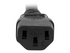StarTech.com 1 m kraftig förlängningssladd, IEC 320 C13 till IEC 320 C20 svart förlängningssladd, 15 A 125 V, 14AWG, kraftig förlängare för strömkabel, IEC 320 C13 till IEC 320 C20 AC nätsladd