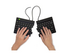 R-Go Split Ergonomiskt Tangentbord, QWERTY (US), svart, trådbunden
