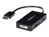 StarTech.com A/V-reseadapter: 3-i-1 DisplayPort till VGA-, DVI- eller HDMI-konverterare