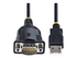 StarTech.com 3ft (1m) USB to Serial Cable, DB9 Male RS232 to USB Converter, USB to Serial Adapter for PLC/Printer/Scanner/Network Switches, USB to COM Port Adapter