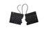 R-Go Split Ergonomiskt Tangentbord, QWERTY (US), svart, trådbunden