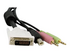 StarTech.com 4-in-1 Cable for KVMs with Dual Link DVI and USB