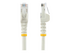 StarTech.com 50cm CAT6 Ethernet Cable, 10 Gigabit Snagless RJ45 650MHz 100W PoE Patch Cord, CAT 6 10GbE UTP Network Cable w/Strain Relief, White, Fluke Tested/Wiring is UL Certified/TIA