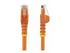 StarTech.com 50cm CAT6 Ethernet Cable, 10 Gigabit Snagless RJ45 650MHz 100W PoE Patch Cord, CAT 6 10GbE UTP Network Cable w/Strain Relief, Orange, Wiring is UL Certified/TIA
