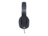 Manhattan USB-A Gaming Headset with LEDs (Clearance Pricing). Retractable Built-in Microphone, Audio Control, Integrated 1.8m cable, Black and Blue, Three Year Warranty