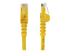 StarTech.com 5m CAT6 Ethernet Cable, 10 Gigabit Snagless RJ45 650MHz 100W PoE Patch Cord, CAT 6 10GbE UTP Network Cable w/Strain Relief, Yellow, Fluke Tested/Wiring is UL Certified/TIA