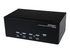 StarTech.com DVI USB KVM-switch för tre skärmar med 4 portar, audio och USB 2.0-hubb