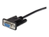 StarTech.com 3 m svart standard seriell DB9 RS232-kabel