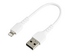 StarTech.com 15cm tålig, vitt USB-A till Blixtkabel