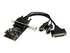StarTech.com 2S1P PCI Express seriellt parallellt kombokort med breakout-kabel