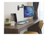 Manhattan TV & Monitor Mount, Wall, Spring Arm, 1 screen, Screen Sizes: 17-32", Black, VESA 75x75 to 100x100mm, Max 8kg, Height Adjustable Swivel Arm (3 pivots), Lifetime Warranty konsol