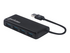 Manhattan USB-A 4-Port Hub, 4x USB-A Ports, 5 Gbps (USB 3.2 Gen1 aka USB 3.0), Bus Power, SuperSpeed USB, Black, Three Year Warranty, Box
