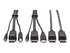 Eaton Tripp Lite Series Dual DisplayPort KVM Cable Kit 4K USB 3.5 mm Audio 3xM/3xM 6ft