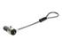 StarTech.com Universal Laptop Cable Lock Expansion Loop, 6? (15cm) Anti Theft 4-Digit Combination K-Slot Lock, Computer Security Cable to Create Twin/Multi-Head Lock for Multiple Devices