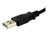 StarTech.com 3 ft Panel Mount USB Cable A to A F/M