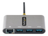 StarTech.com 3-Port USB-C Hub with Ethernet, 3x USB-A Ports, Gigabit Ethernet, USB 3.0 5Gbps, Bus-Powered, USB Type-C Hub w/ GbE and 1ft/30cm Long Cable, Portable USB-C to USB-A Laptop Hub