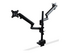 StarTech.com Desk Mount Dual Monitor Arm, Full Motion Monitor Mount for 2x VESA Displays up to 32" (up to 17lb/8kg), Ergonomic Vertical Stackable Arms, Articulating, Height Adjustable