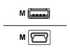 Wacom - USB-kabel - mini-USB typ B till USB