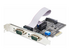 StarTech.com 2-Port Serial PCIe Card, Dual-Port PCI Express to RS232/RS422/RS485 (DB9) Serial Card, Low-Profile Brackets Incl., 16C1050 UART, TAA-Compliant, Windows/Linux, TAA Compliant