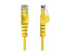 StarTech.com 1m Yellow Slim CAT6 Ethernet Cable, Snagless, 28AWG, LSZH