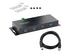 StarTech.com 4-Port Industrial USB 3.0 5Gbps Hub, Rugged USB Hub w/15kV Air/8kV Contact ESD and Surge Protection, DIN/Wall/Desk Mountable USB-A Hub, USB Expansion Hub with Locking Ports
