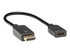 Eaton Tripp Lite Series DisplayPort to HDMI Video Adapter Video Converter (M/F), HDCP, Black, 1 ft.