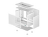 DeepCool CH160 WH - mini-ITX
