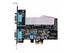 StarTech.com 2-Port Serial PCIe Card, Dual-Port PCI Express to RS232/RS422/RS485 (DB9) Serial Card, Low-Profile Brackets Incl., 16C1050 UART, TAA-Compliant, Windows/Linux, TAA Compliant