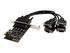 StarTech.com RS232 PCI Express seriellt kort med 4 portar och breakout-kabel