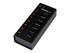 StarTech.com USB 3.0-hubb med 7 portar – skrivbords- eller väggmonterbart metallkabinett