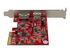 StarTech.com 2-Port USB 3.1 Gen 1(10Gbps) and eSATA(6Gbps) PCIe Card