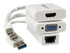 StarTech.com Macbook Air-tillbehörspaket – adaptrar för MDP till VGA/HDMI och USB 3.0 Gigabit Ethernet