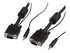 StarTech.com 5 m videokoaxialkabel med audio för VGA-skärm med hög upplösning HD15 M/M