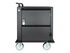 Manhattan Charging Cabinet/Cart via USB-C x32 Devices, Trolley, Power Delivery 18W per port (576W total), Suitable for iPads/other tablets/phones/smaller chromebooks, Bays 330x22x235mm, Device charging cables not included, Lockable (PIN code), EU & UK power cords vagn