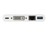 StarTech.com USB C Multiport Adapter, USB-C to DVI-D (Digital) Video Adapter with 60W Power Delivery Passthrough Charging, GbE, USB-A, Portable USB Type-C/Thunderbolt 3 Mini Laptop Dock