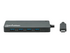 Manhattan USB-C Dock/Hub, Ports (x7): USB-A (x7), 5 Gbps (USB 3.2 Gen1 aka USB 3.0), External Power Supply Not Needed, Cable 15cm, SuperSpeed USB, Black, Three Year Warranty, Blister
