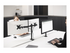 Vision VFM-DPD Monitor Desk Post monteringssats