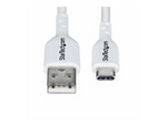 3m (9.8ft) White USB-A to USB-C Charging Cable/Cord, M/M