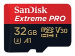 Extreme Pro - Flash-minneskort (microSDXC till SD-adapter inkluderad)