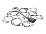 Tripp Lite series 2-Port DisplayPort 1.1/USB KVM Switch with Audio/Video, Built-In Cables, USB Peripheral Sharing