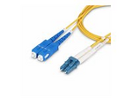 StarTech.com 7m (23ft) LC to SC (UPC) OS2 Single Mode Duplex Fiber Optic Cable, 9/125µm, Laser Optimized, 10G, Bend Insensitive, Low Insertion Loss