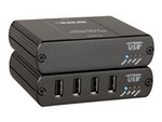 USB 2.0 Extender LAN, 4-Port