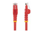 10m CAT6 Ethernet Cable, 10 Gigabit Snagless RJ45 650MHz 100W PoE Patch Cord, CAT 6 10GbE UTP Network Cable w/Strain Relief, Red, Wiring is UL Certified/TIA