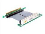 Riser card PCI 32 Bit with flexible cable left insertion