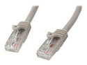 StarTech.com 7m CAT6 Ethernet Cable, 10 Gigabit Snagless RJ45 650MHz 100W PoE Patch Cord, CAT 6 10GbE UTP Network Cable w/Strain Relief, Grey, Wiring is UL Certified/TIA