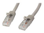 StarTech.com 7m CAT6 Ethernet Cable, 10 Gigabit Snagless RJ45 650MHz 100W PoE Patch Cord, CAT 6 10GbE UTP Network Cable w/Strain Relief, Grey, Wiring is UL Certified/TIA
