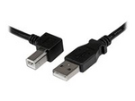 2m USB 2.0 A to Left Angle B Cable Cord