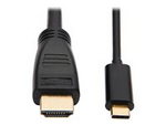 Tripp Lite Series USB C to HDMI Adapter Cable USB 3.1 4K@60Hz M/M USB-C Black 10ft
