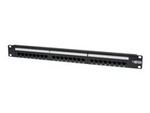 Tripp Lite Series 24-Port Cat6 Cat5 Patch Panel Feed Through Rackmount 568A/B RJ45 1URM TAA